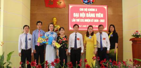 CHI BỘ KHÓM 3 LÀM ĐẠI HỘI ĐIỂM TẠI PHƯỜNG 1, NHIỆM KỲ 2020 - 2022