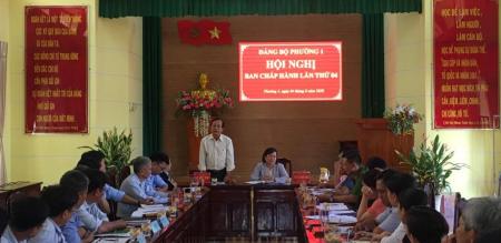 HỘI NGHỊ BAN CHẤP HÀNH ĐẢNG BỘ PHƯỜNG 1 – THÁNG 7 NĂM 2020