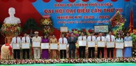 Đại hội đại biểu Đảng bộ thành phố Sa Đéc lần thứ 12, nhiệm kỳ 2020-2025 thành công tốt đẹp