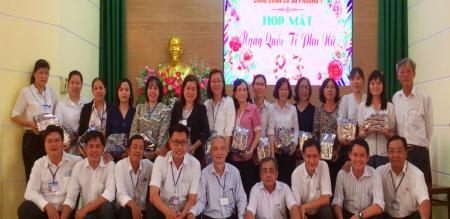 CÔNG ĐOÀN CƠ SỞ PHƯỜNG 1 TỔ CHỨC HỌP MẶT MỪNG NGÀY QUỐC TẾ PHỤ NỮ 8/3