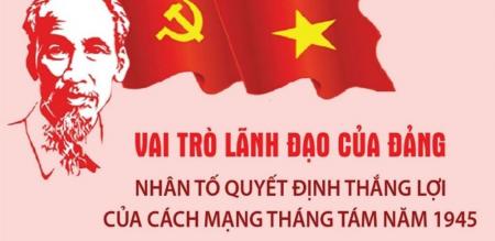 Vai trò lãnh đạo của Đảng - Nhân tố quyết định thắng lợi của Cách mạng Tháng Tám năm 1945 Vai trò lãnh đạo của Đảng - Nhân tố quyết định thắng lợi của Cách mạng Tháng Tám năm 1945