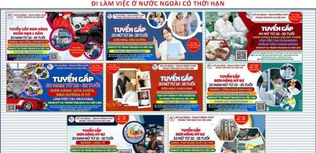 Thông tin các đơn hàng đi làm việc ở nước ngoài có thời hạn Thông tin các đơn hàng đi làm việc ở nước ngoài có thời hạn