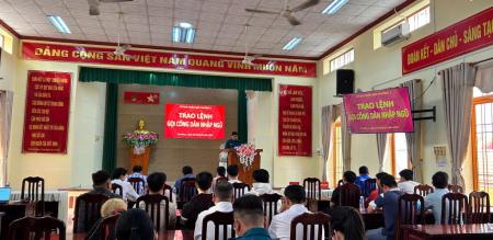 PHƯỜNG 1 TRAO LỆNH GỌI NHẬP NGŨ CHO THANH NIÊN NĂM 2025 PHƯỜNG 1 TRAO LỆNH GỌI NHẬP NGŨ CHO THANH NIÊN NĂM 2025